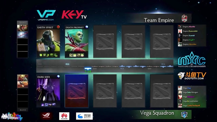 بازی سوم - Vega vs Empire