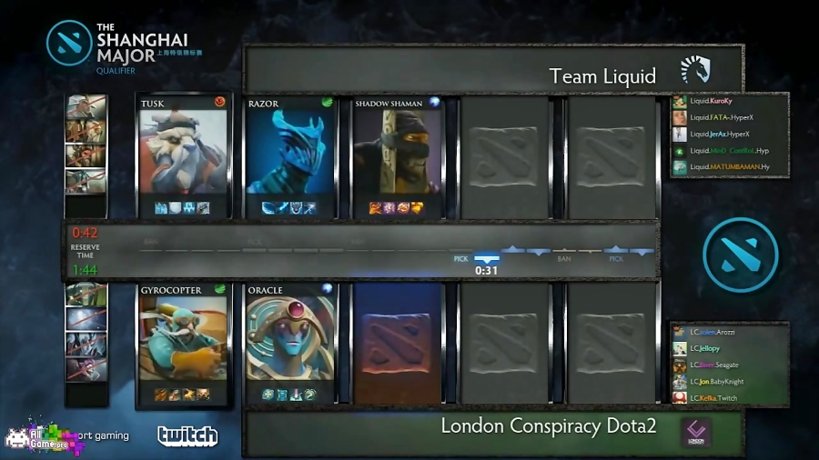 قسمت اول بازی دوم مقدماتی - London Conspiracy vs Liquid