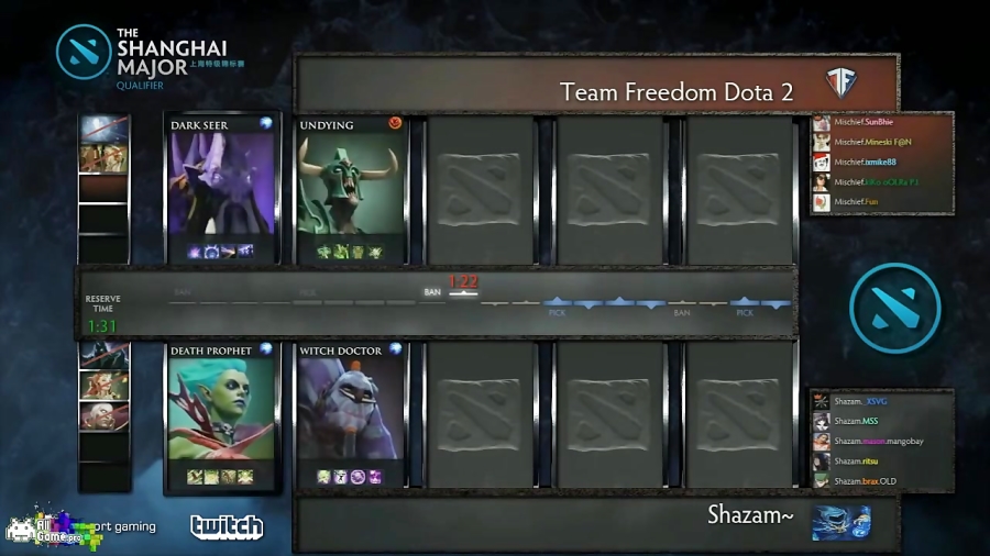 بازی دوم مقدماتی - Shazam vs Team Freedom