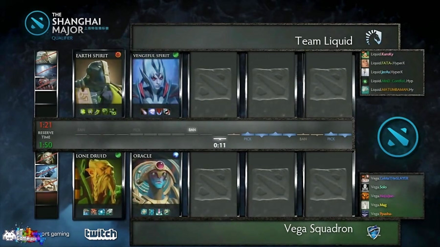 قسمت اول بازی دوم مقدماتی - Liquid vs Vega