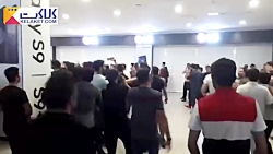 تجمع برخی از کسبه بازار علاء ا...