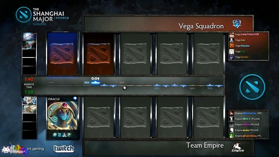 قسمت اول بازی اول مقدماتی - Vega vs Empire