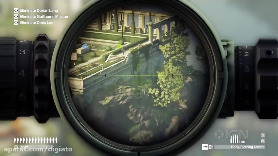 نگاهی به بخش Sniper Assassin بازی Hitman 2