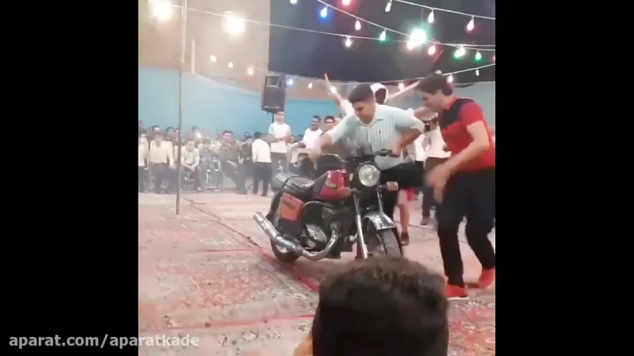 رقص در عروسی با موتور ایژ روست...