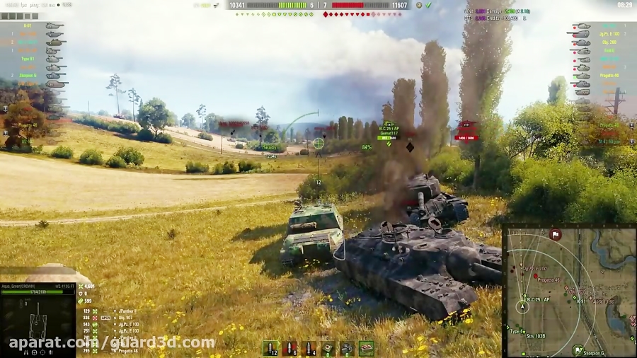 گیم پلی تانک WZ - 113G FT - 4 Kills 9, 8K Damage