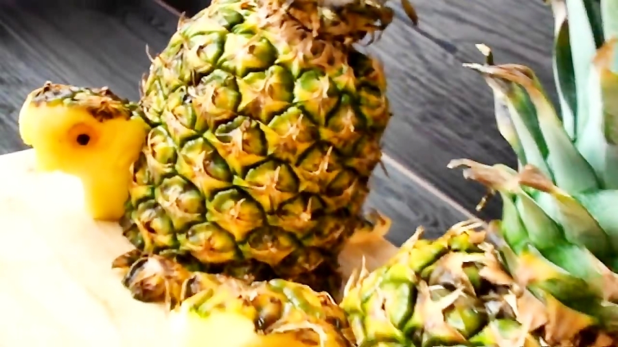 How to Make Pineapple Turtles - Vegetable Carving Garnish - Food Decoration