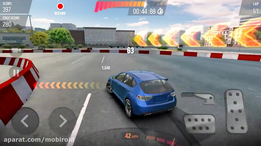 گیم پلی بازی ماشین اندروید CarX Drift Racing