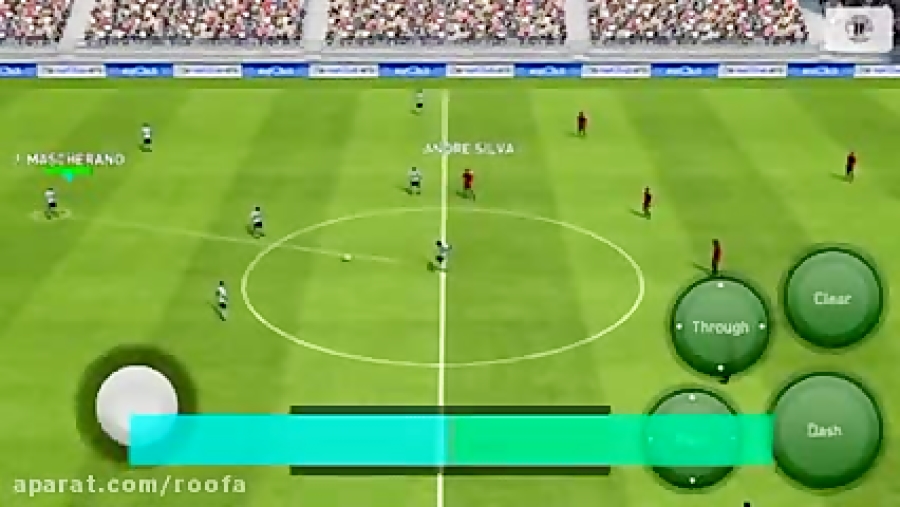 گیم پلى بازى PES2018 موبایل