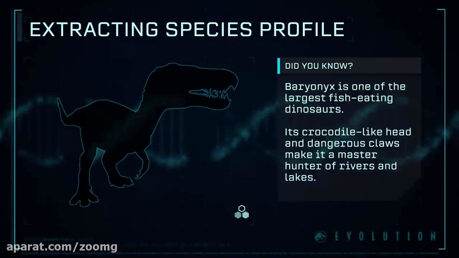 تریلر Baryonyx بازیnbsp; Jurassic World Evolution