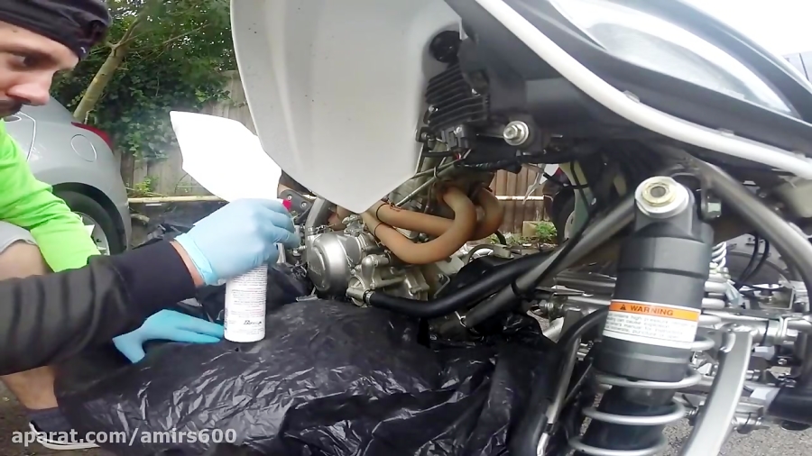 How to clean motorcycle exhaust pipes SWISSBIKER