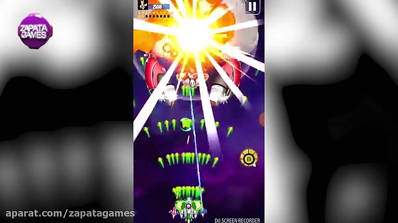 معرفی بازی فضاییSpace Shooter : Galaxy Attack زمان54ثانیه