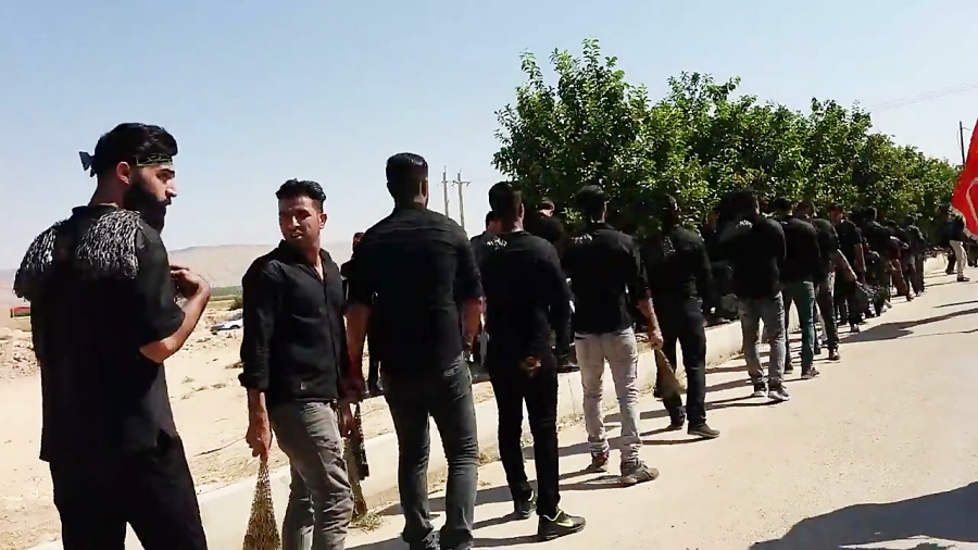 زنجیر زنی شهر مبارک آباد -۱۳۹۶ سال