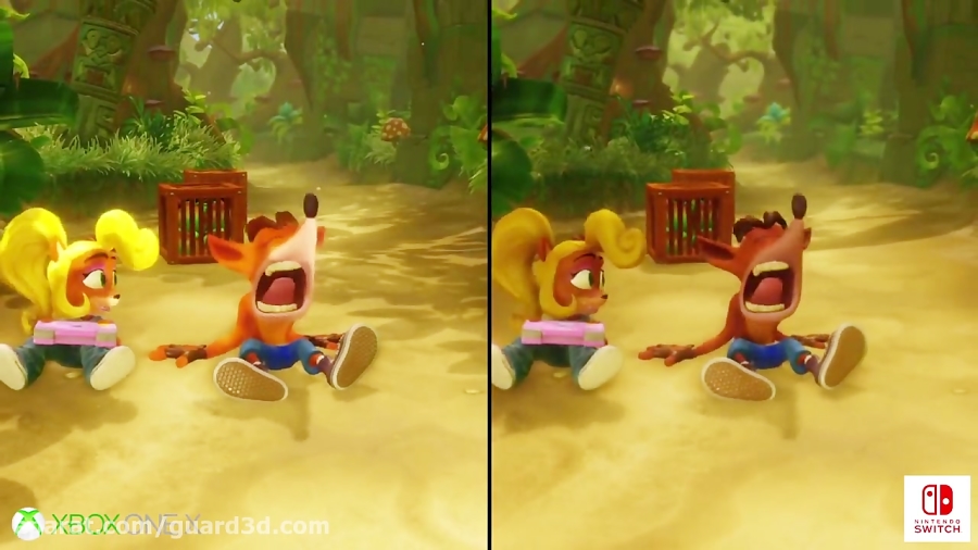 عملکرد Crash Bandicoot N. San روی Switch, Xbox, PS4