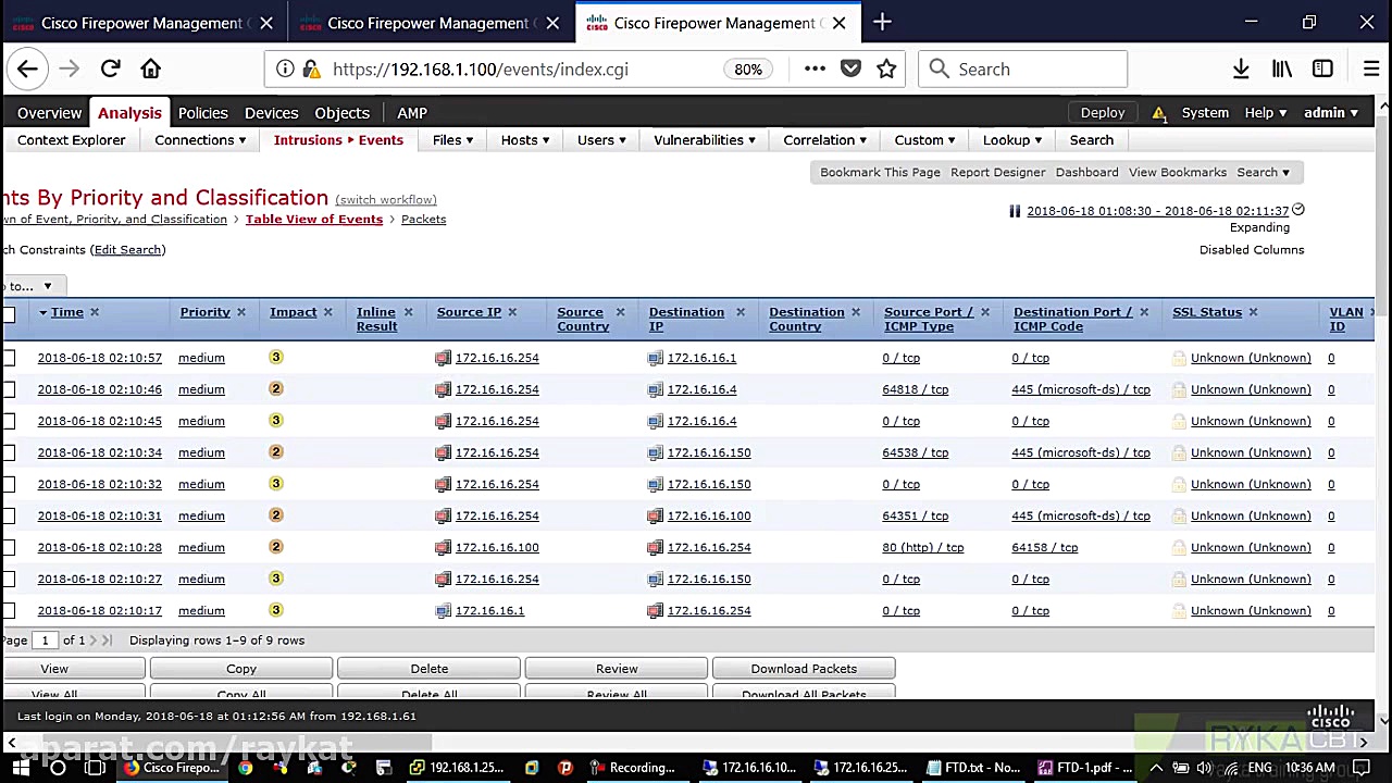 Cisco Firepower FTD-26-Cisco FTD Port Scan Detection پمپ انسولین ایمپلنتی