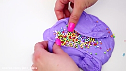 اموزش درست کردن اسلایم پفکی یا...