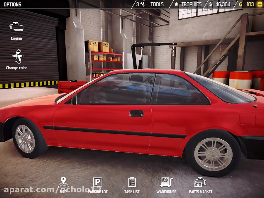 سخت ترین بازی : car mechanic simulator 18 )part۱)