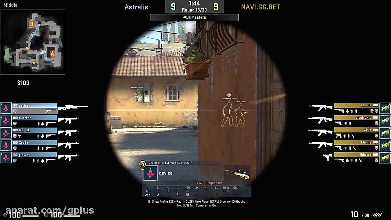 CT Specialist: dev1ce stays Mobile and Under Control on Inferno زمان719ثانیه