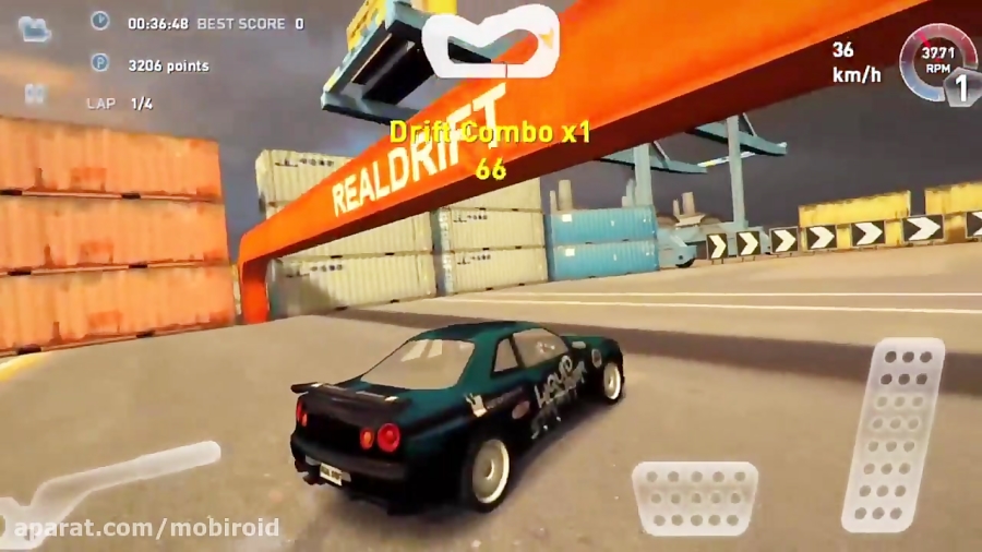 گیم پلی بازی ماشین اندروید Real Drift Car Racing