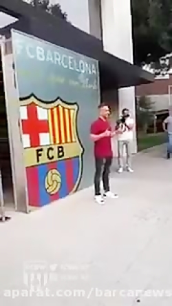 عکس رسمی آرتور در بارسلونا