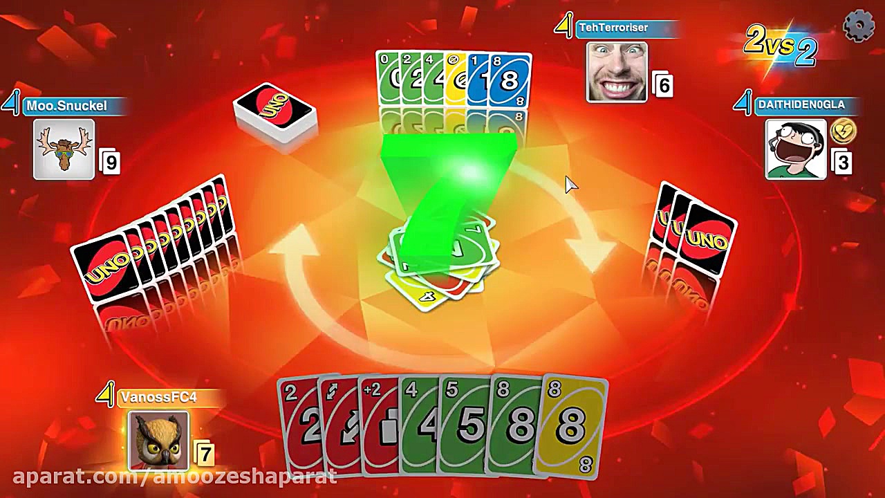 Uno Funny Moments - Lucky Number 7 For All!! زمان930ثانیه