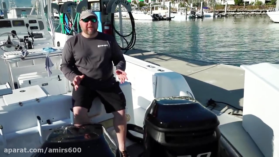 Mercury Racing DSI Diesel Spark Ignition Outboard Motor.