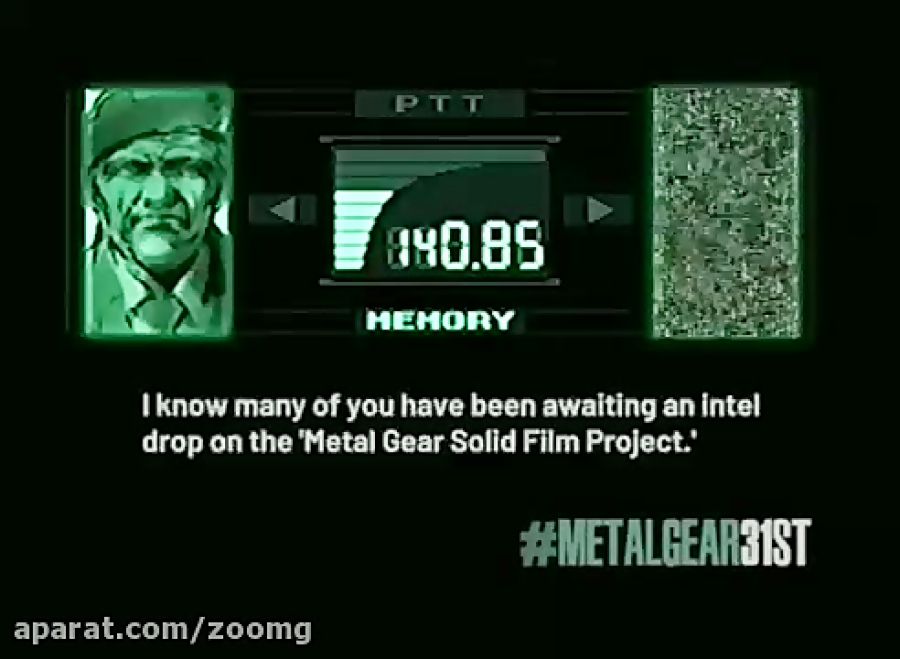 ویدیوی منتشر شده به مناسبت ۳۱ سالگی سری Metal Gear