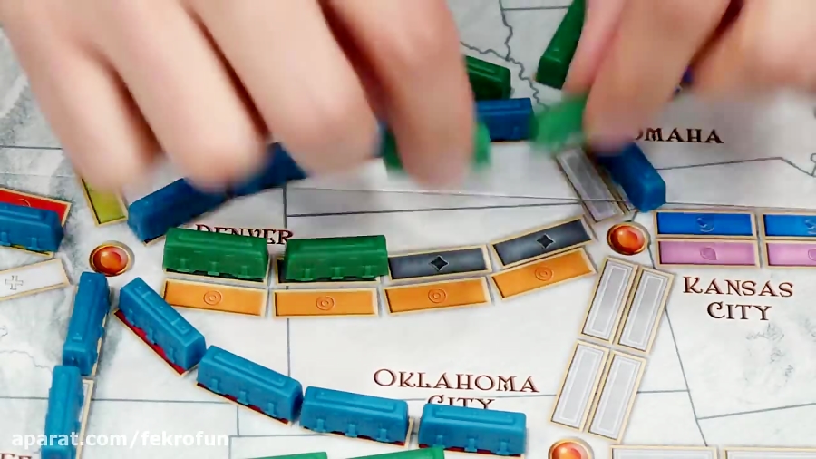 ویدیو آموزشی بازی Ticket To Ride