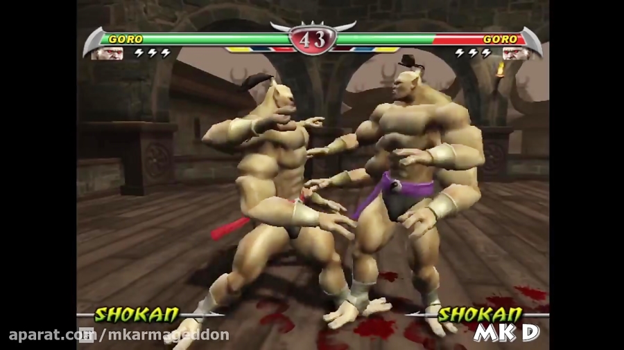 Mortal Kombat Goro Graphic Evolution 1992 - 2015