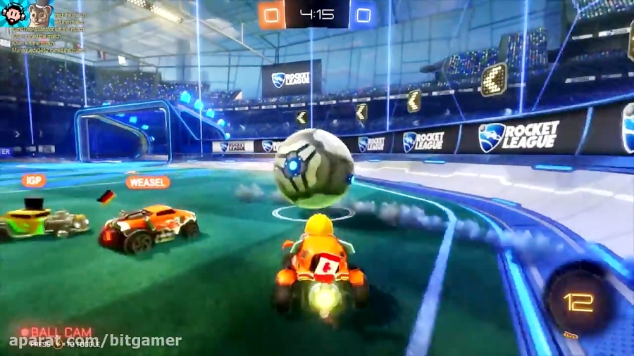 Rocket League gameplay