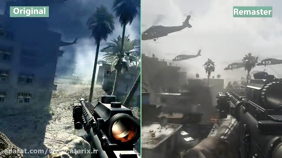 مقایسه گرافیک بازی Call of Duty Modern Warfare با نسخه ریمستر شده