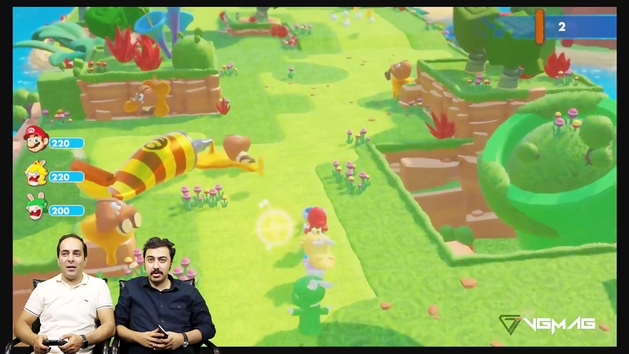 گیم پلی بازی Mario   Rabbids Kingdom Battle