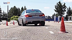 تست مارپیچ (گوزن) ب ام و با تا...