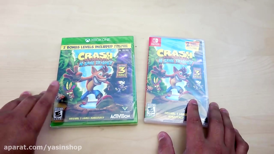 آنباکس بازی Crash Bandicoot N. Sane Trilogy