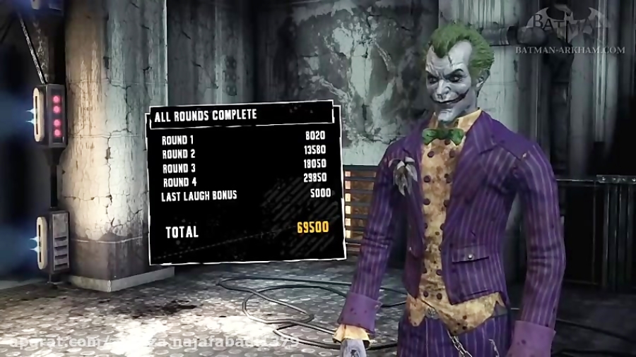 گیم پلی جوکر در بازی Batman Arkham Asylum