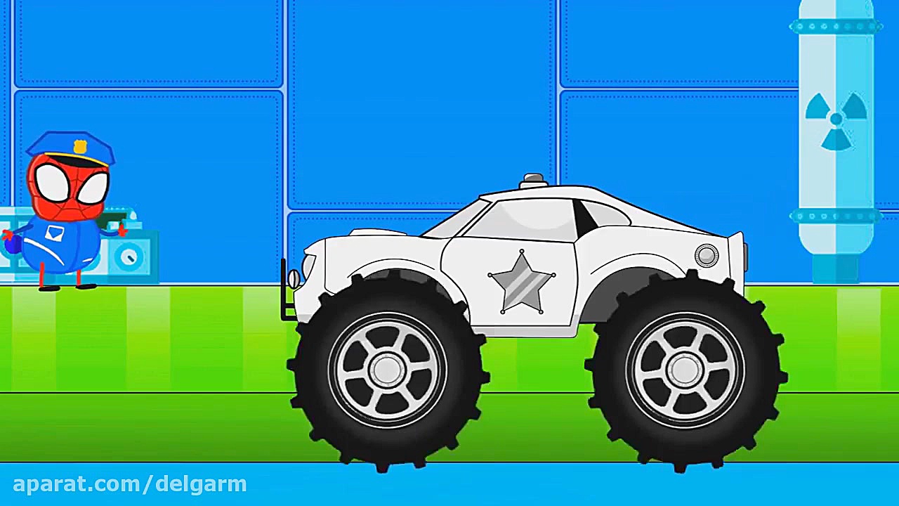 Cartoon for Kids - Cars and Trucks Assembly | Hero Truck Vehicle Video for Toddlers