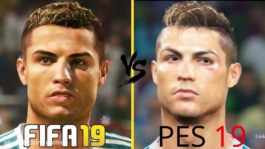 مقایسه گرافیکی PES19 و FIFA19