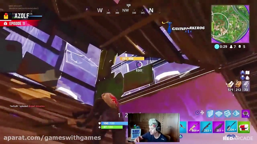 Ninja Can#039;t Stop Laughing When He Watching That Video