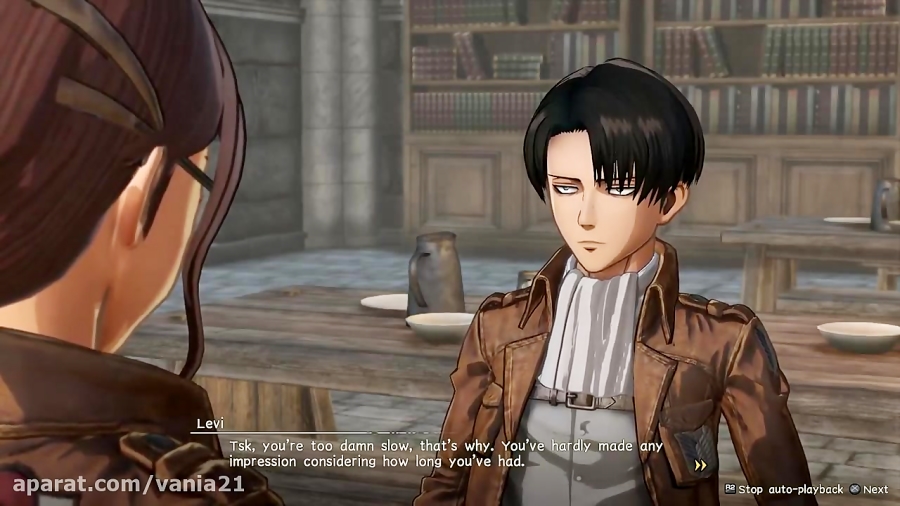 ATTACK ON TITAN 2 ( PS4 ) Levi 100% Friendship - All Special Interaction Cutscenes