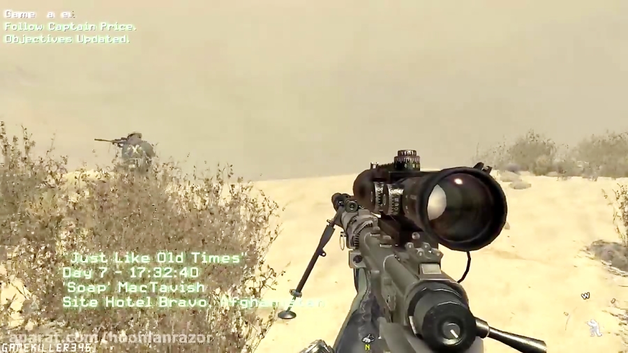 Call of Duty Modern Warfare 2 Sniper Mission Gameplay HD