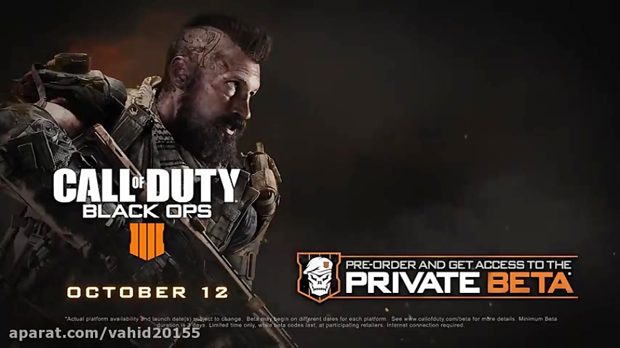 تریلر بتای مولتی پلیر بازی Call of Duty- Black Ops 4