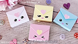 Buste porta mini Post it fai da te - Envelope Post it note holder Kawaii DIY