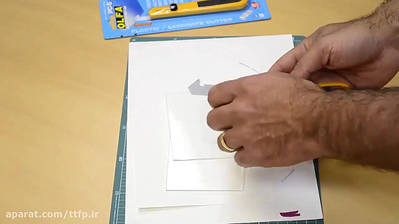 کاترپلکسی بر الفا-کاتر PC.S OLFA -انواع کاتر الفا RF Test