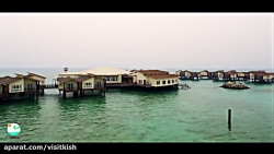 غروب زیبای کیش از هتل ترنج