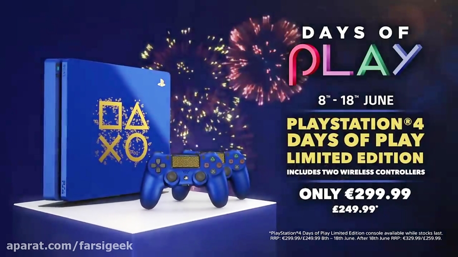 Days Of Play | Limited Edition PS4 Console