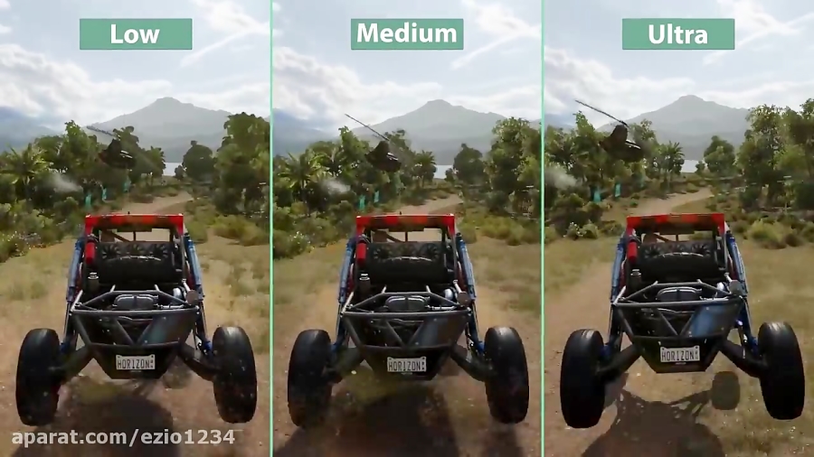 Forza Horizon 3 ndash; PC Low vs Medium vs Ultra Graphics Comparison 1080p