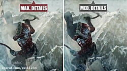 Rise of the Tomb Raider PC - Min. vs. Med vs. Max - Graphics comparison / Grafikvergleich