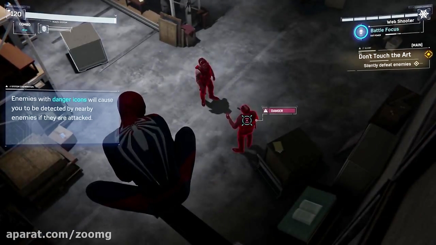 گیم پلی ۱۸ دقیقه ای بازی Spider - Man - زومجی