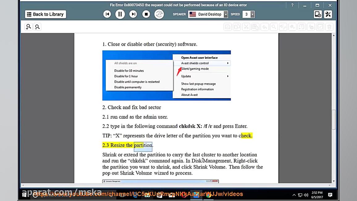 Fix Error 0x8007045D: the request could not be performed because of an I/O device error مجید کریمی