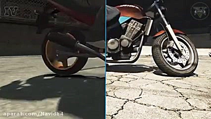 مقایسه ی gta v و gta iv درمان سلولیت