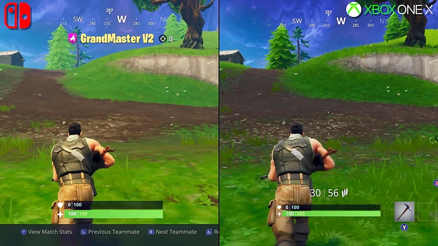 بررسی فنی بازی Fortnite - Switch vs Xbox One X